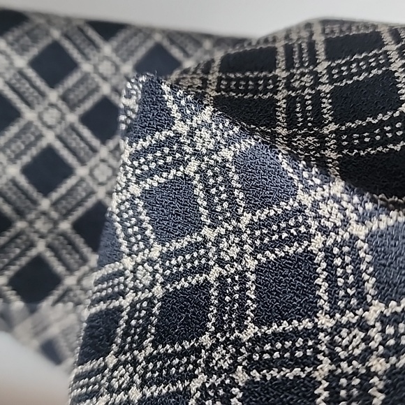 Vintage Versus Gianni Versace Diagonal Check Lightweight Wool Trouser Pants - Picture 5 of 8